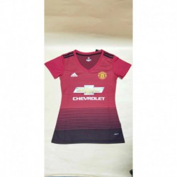 Manchester United 18/19 Away Kit (Womens) In Ice Pink (XS)