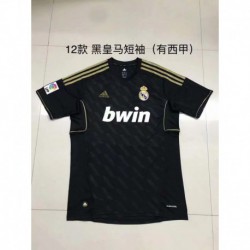 Real Madrid Gold Shirt,Real Madrid Home Shirt,S-XL 12 RealMadrid retro  jerseys 12 Vintage White Real Madrid T-shirt Sleeve Pale