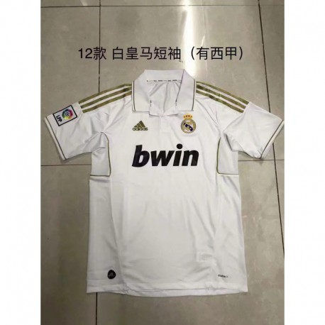 real madrid white gold jersey