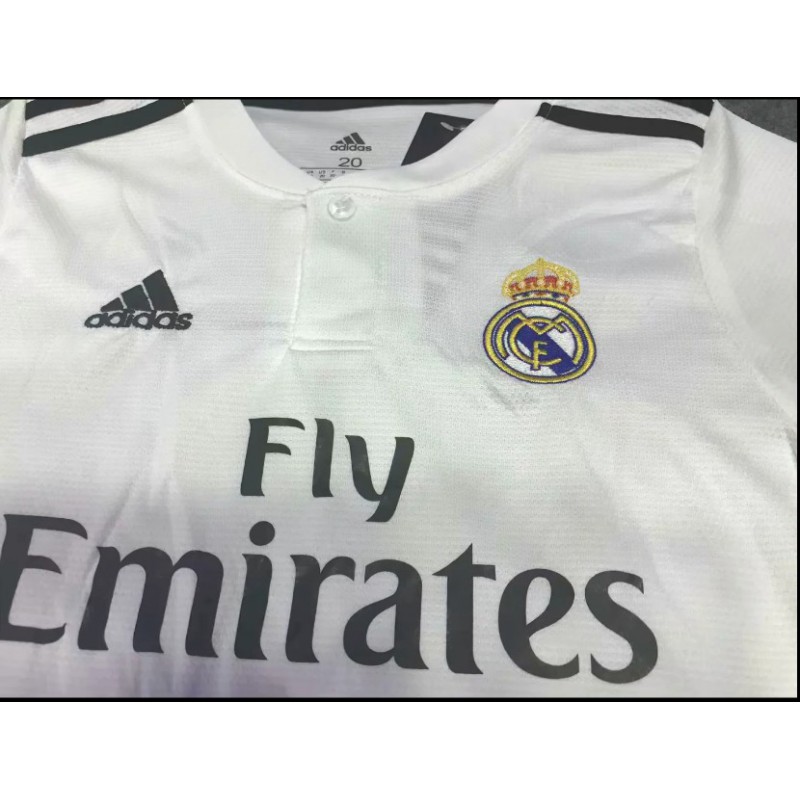 Kid's Real Madrid 19/20 Home Jersey - White