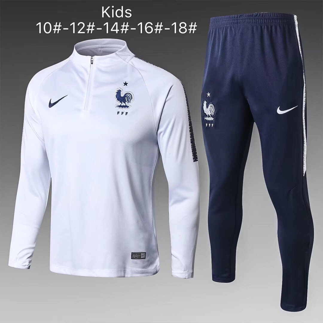 Sykdybz 2018 Football Uniform French Fans Souvenir Adult Childrens Youth Jersey Suit Training Team Uniform
