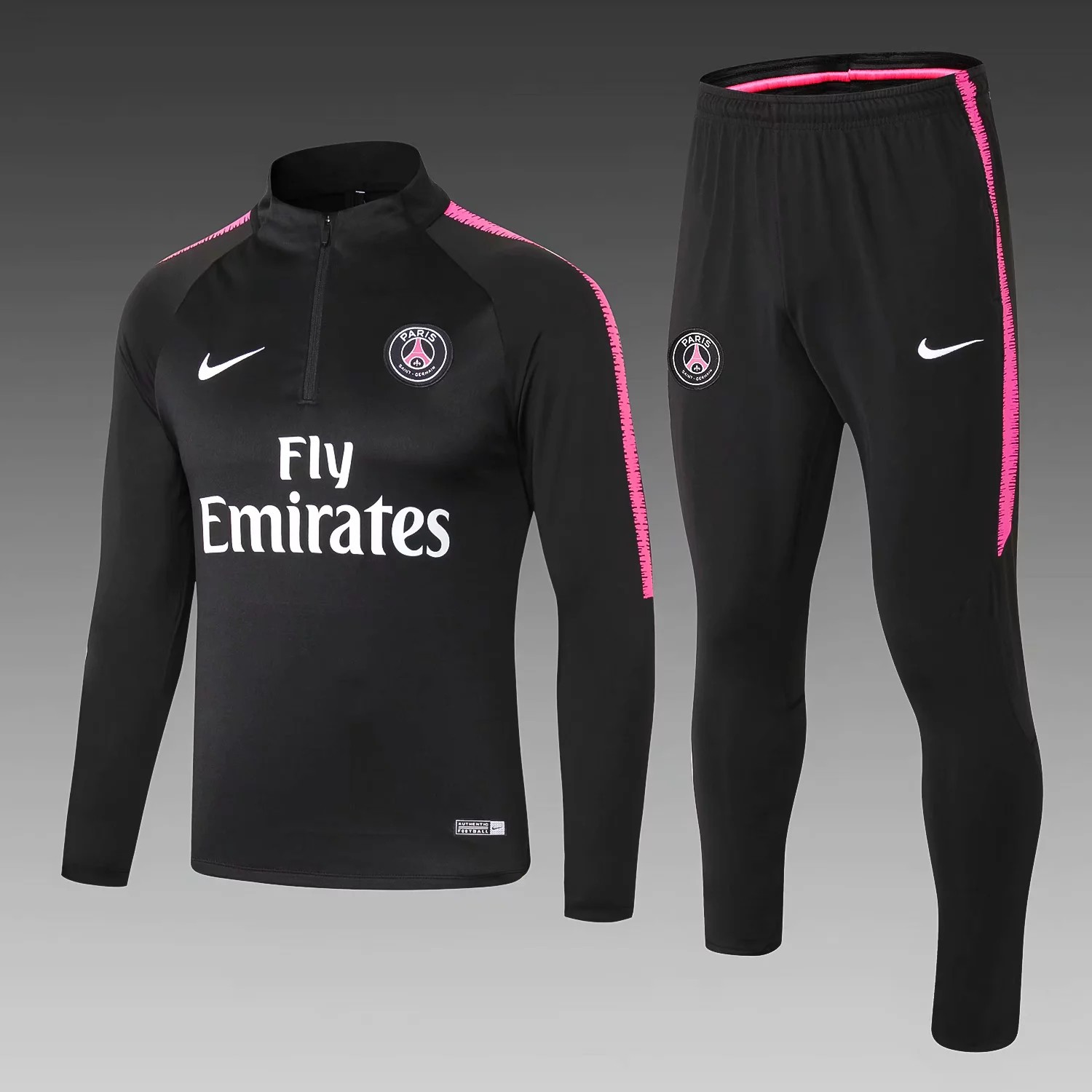 NIKE PARIS SAINT GERMAIN 2018 NEYMAR BLACK 3RD JERSEY - Soccer Plus